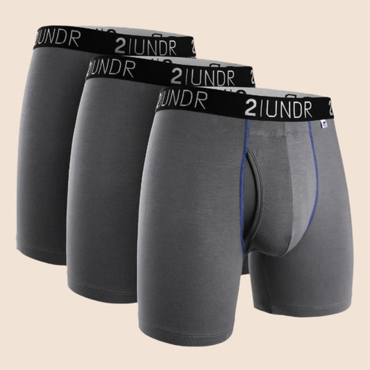 2UNDR - Swing Shift 6" Boxer Brief 3 Pack Boxset