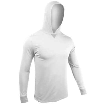 2UNDR - HOODED LONG SLEEVE LUXURY CREW TEE